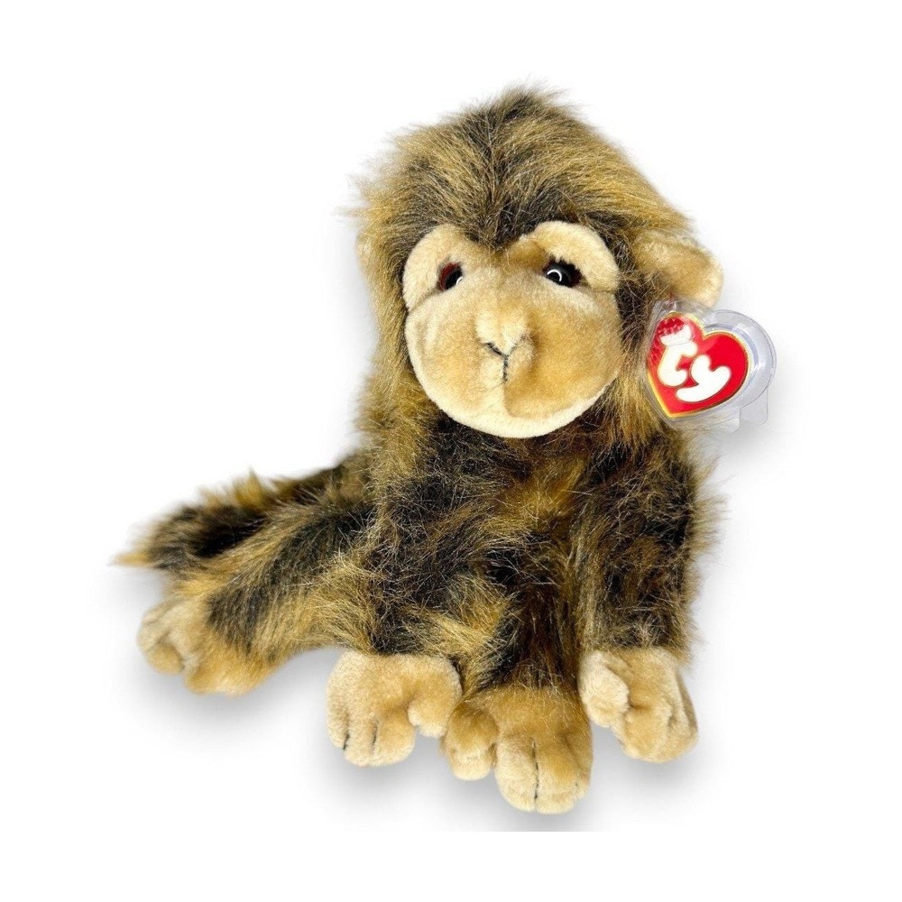 Cha Cha the Monkey Ty Classic | Curious Monkey Companion | Mint Heart Tag